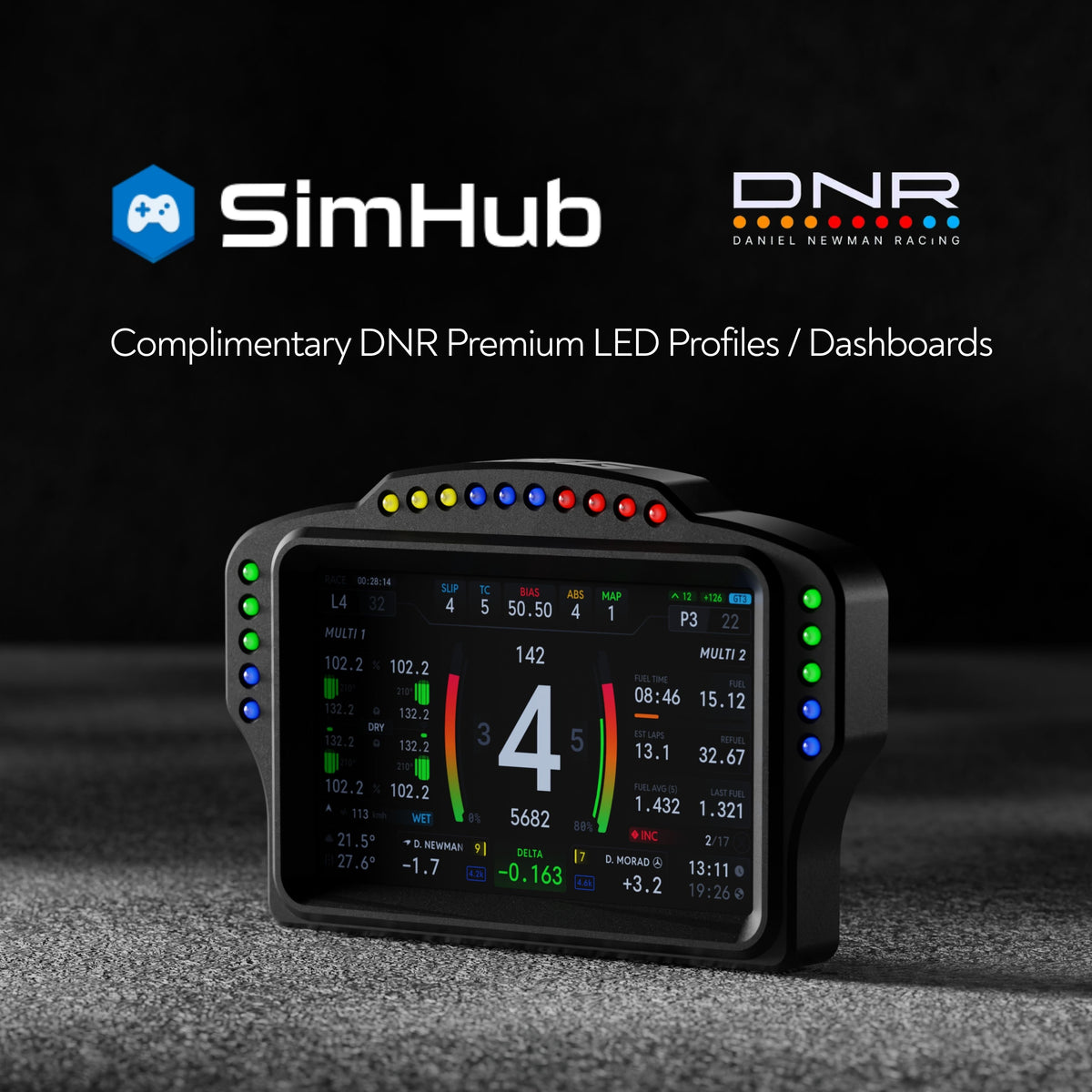 SSG Racing DV-7 Dashboard