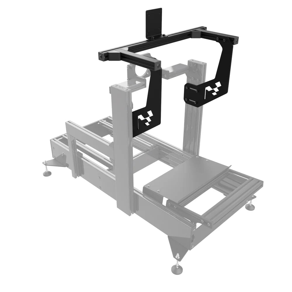 ASR Integrated Single Monitor Stand – Boundless Racing