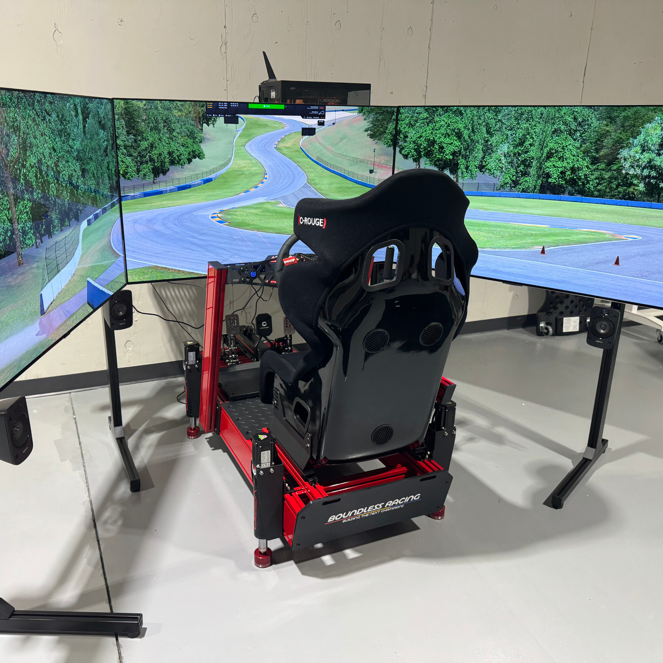 Triple Racing Simulator Legend Turnkey Racing Simulator – Boundless Racing